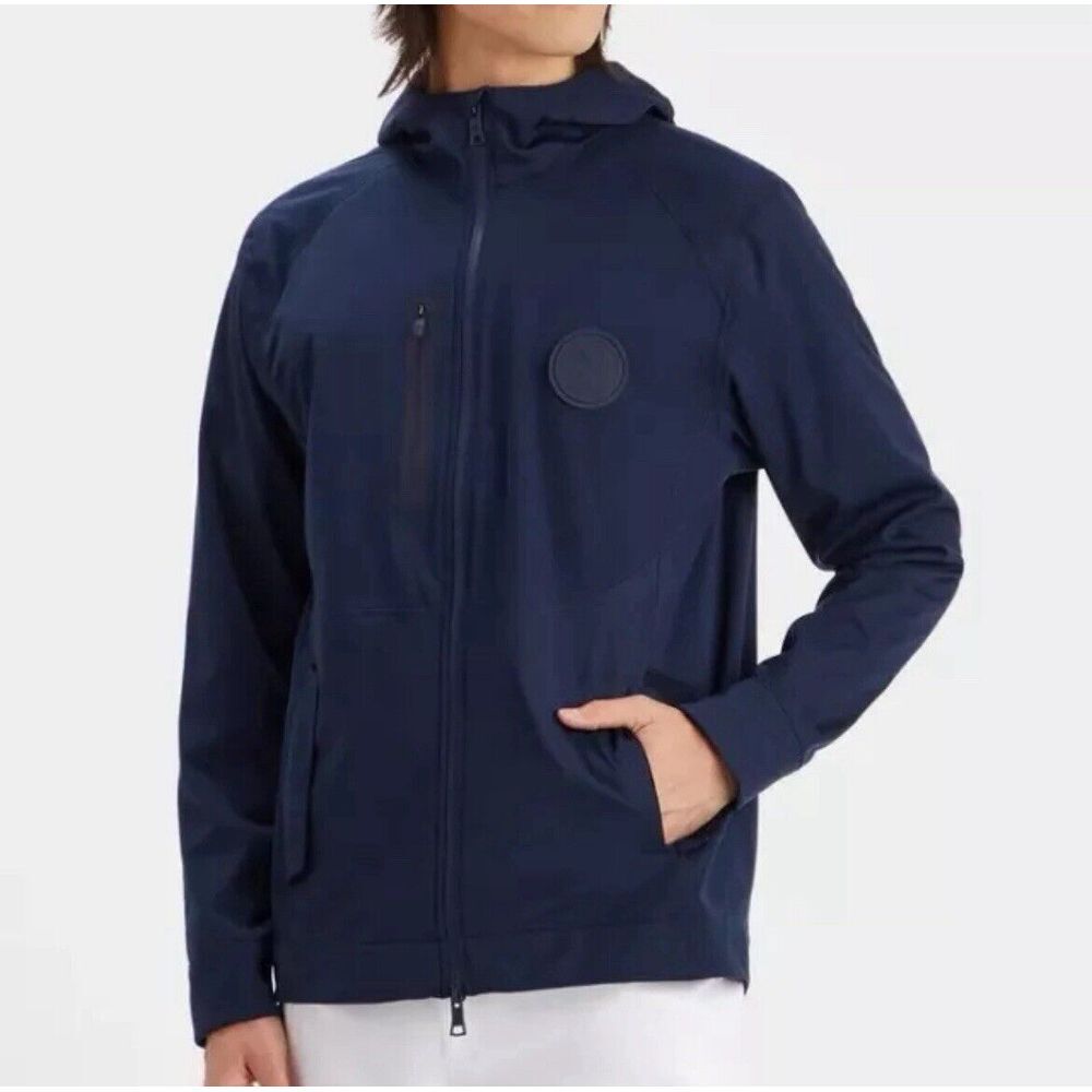 G/FORE Mens Repeller Soft Shell Hoodie Rain Jacket Golf Blue XL $315 023 024
